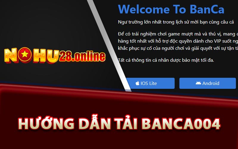 Hướng dẫn tải Banca004